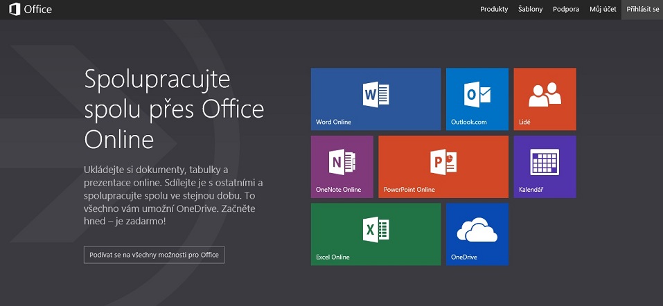 Webový office od Microsoftu v novém